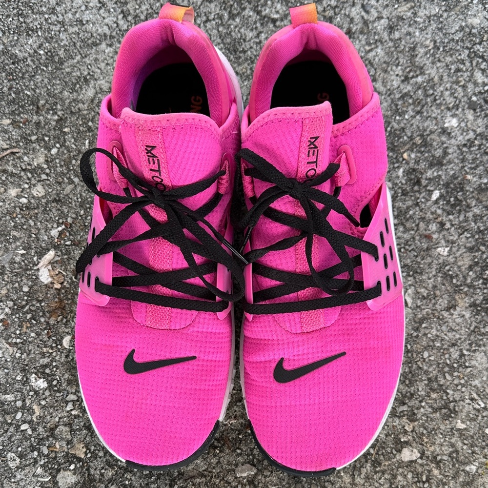 Nike Women's Hot Pink Metcon Athletic Shoes